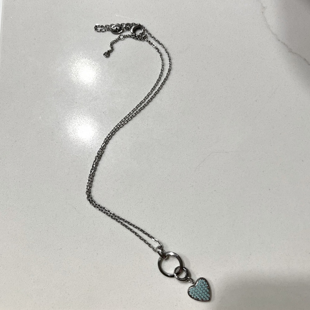 Fossil NWOT heart necklace